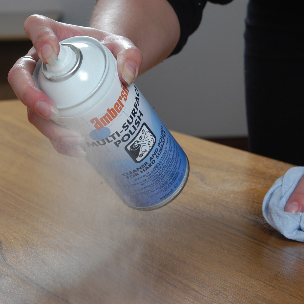Ambersil 31627-AA Multi-Surface Spray Polish Wax and Silicone Blend 400ml