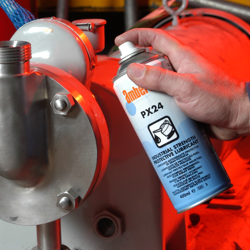 Ambersil 31565-AA PX24 Military and Industrial Strength Protective Lubricant 400ml (Carton 12)