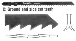 Makita A-86315 L10 Pack of 5 Jigsaw Blades - A86315