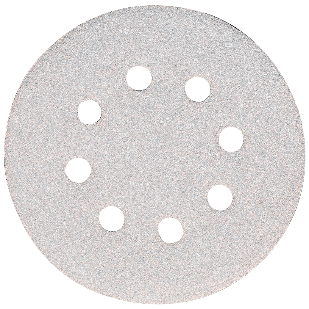 Makita P-33417 Velcro Backed 125mm Abrasive White Disc 320 Grit (Pack of 10)