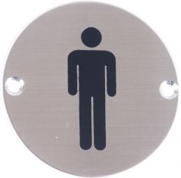 Marcus SS-SIGN020-P Polished Male Symbol