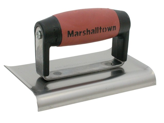Marshalltown M136D Cement Edger Curved Ends with Durasoft Handle 6 x 3"