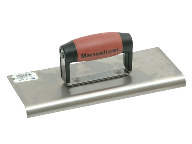 Marshalltown M192SS Stainless Steel Cement Edger with Durasoft Handle 10 x 4"