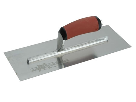 Marshalltown MXS73DSS Cement Stainless Steel Trowel 14in x 4.3/4in - Durasoft  Handle