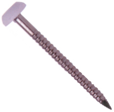 Masonmate 0119B420050 50mm Brown Plastic Headed Pins / Nails A4 Stainless Steel Box of 100