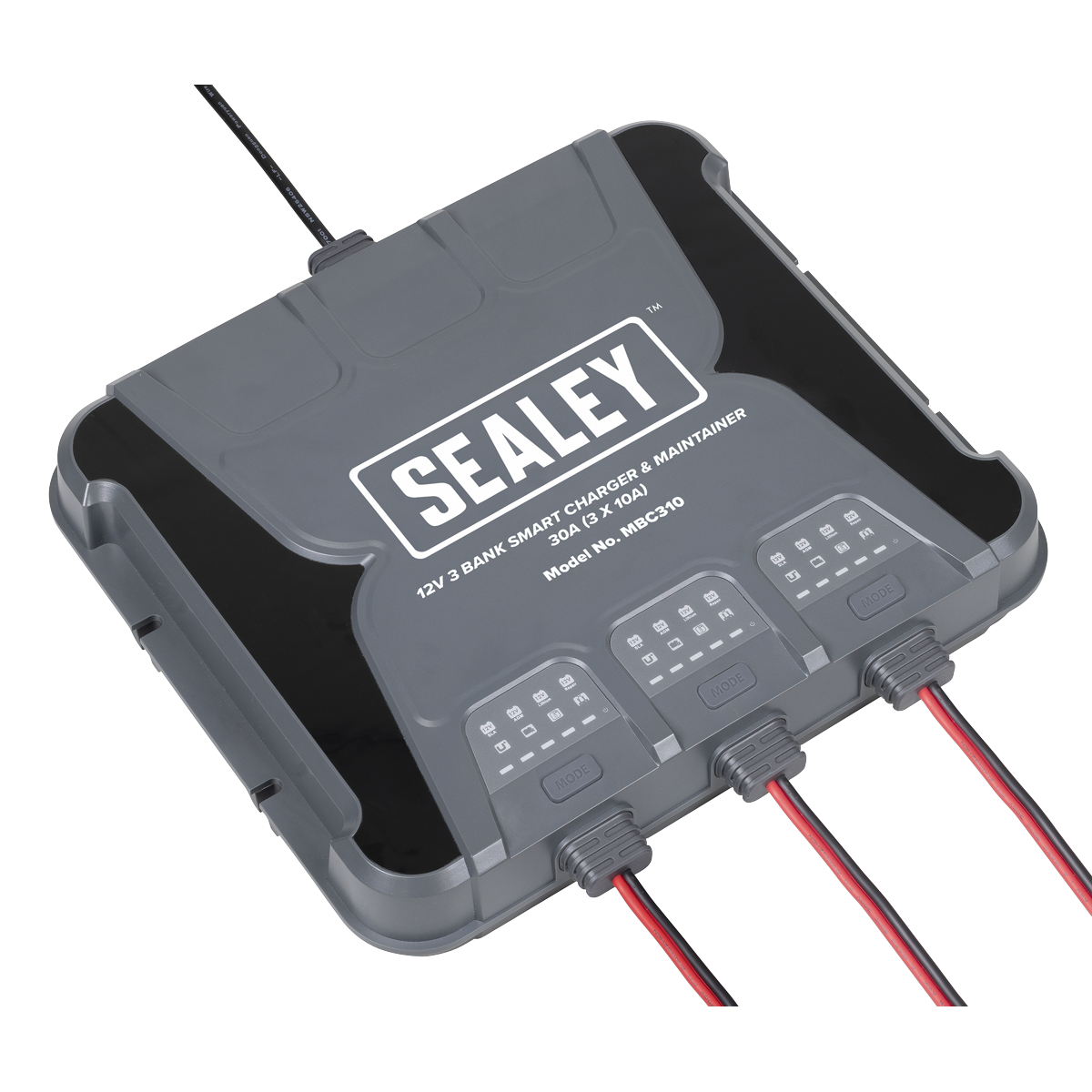 Sealey MBC310 3 Bank 12V Smart Charger & Maintainer 30A (3 x 10A)