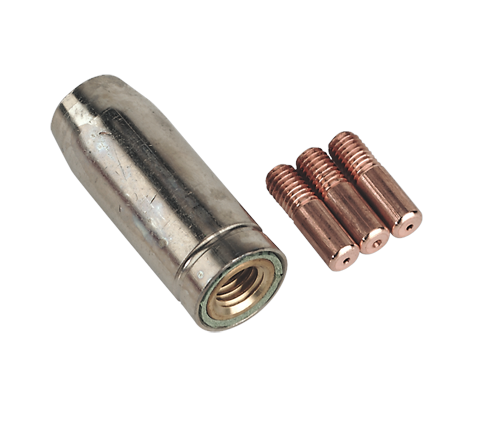 Sealey MIG954 Gas Cup x 1 Contact Tip 0.8mm x 3 TB14K