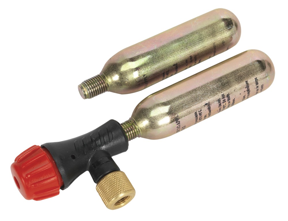 Sealey MS087 Motorcycle CO2 Emergency Tyre Inflator Kit