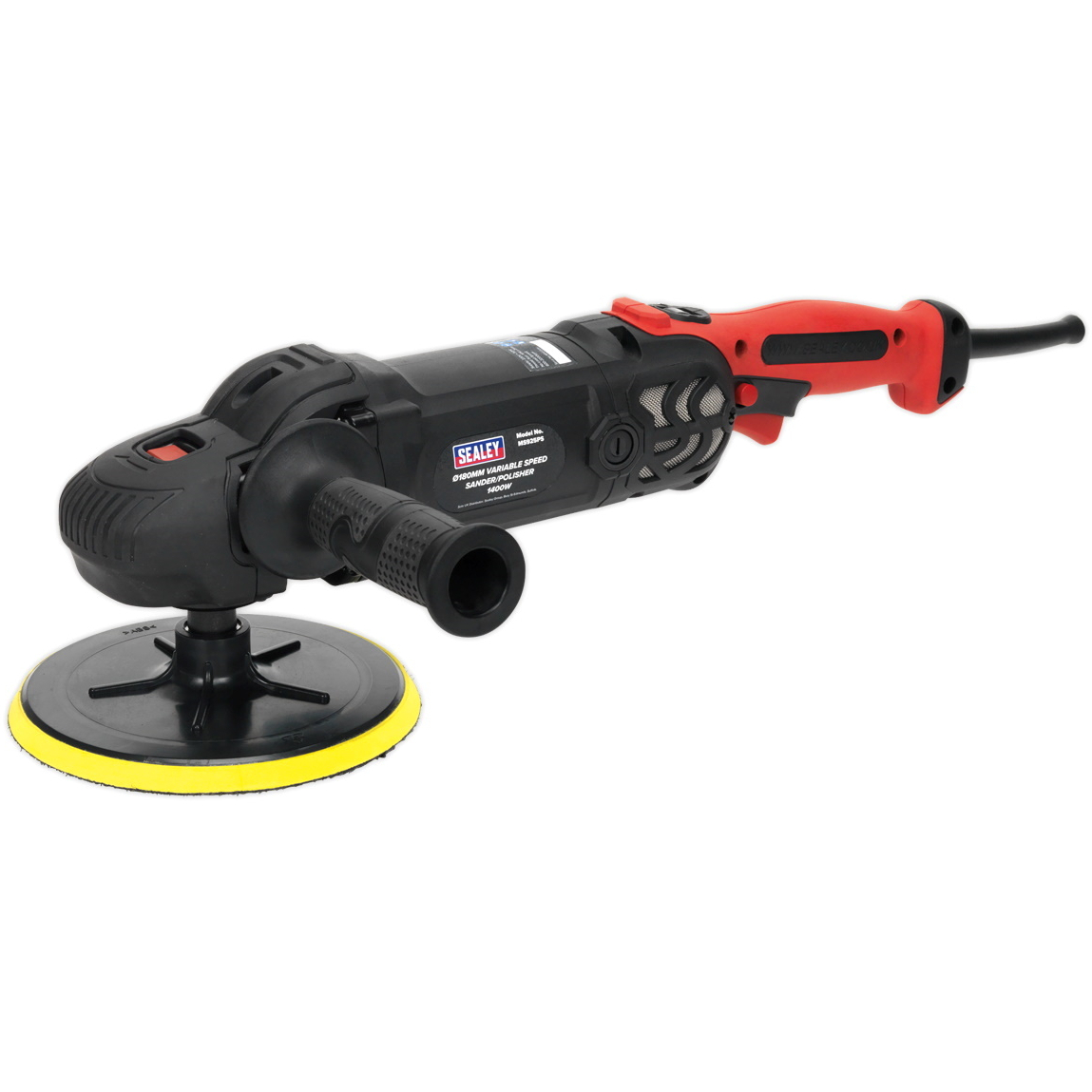 Sealey MS925PS Sander/Polisher &oslash;180mm Variable Speed 1400W/230V