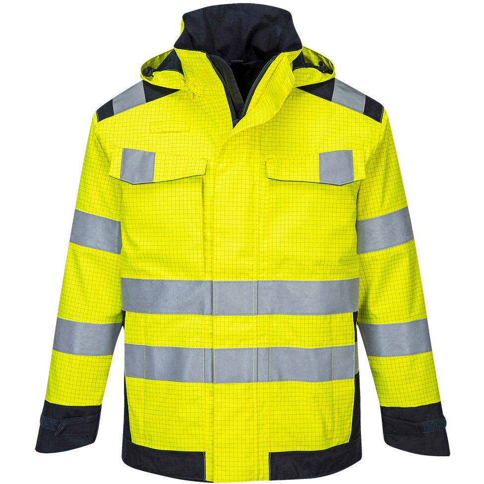 Portwest MV70 FR Modaflame Rain Multi Norm Arc Jacket Flame Resistant  