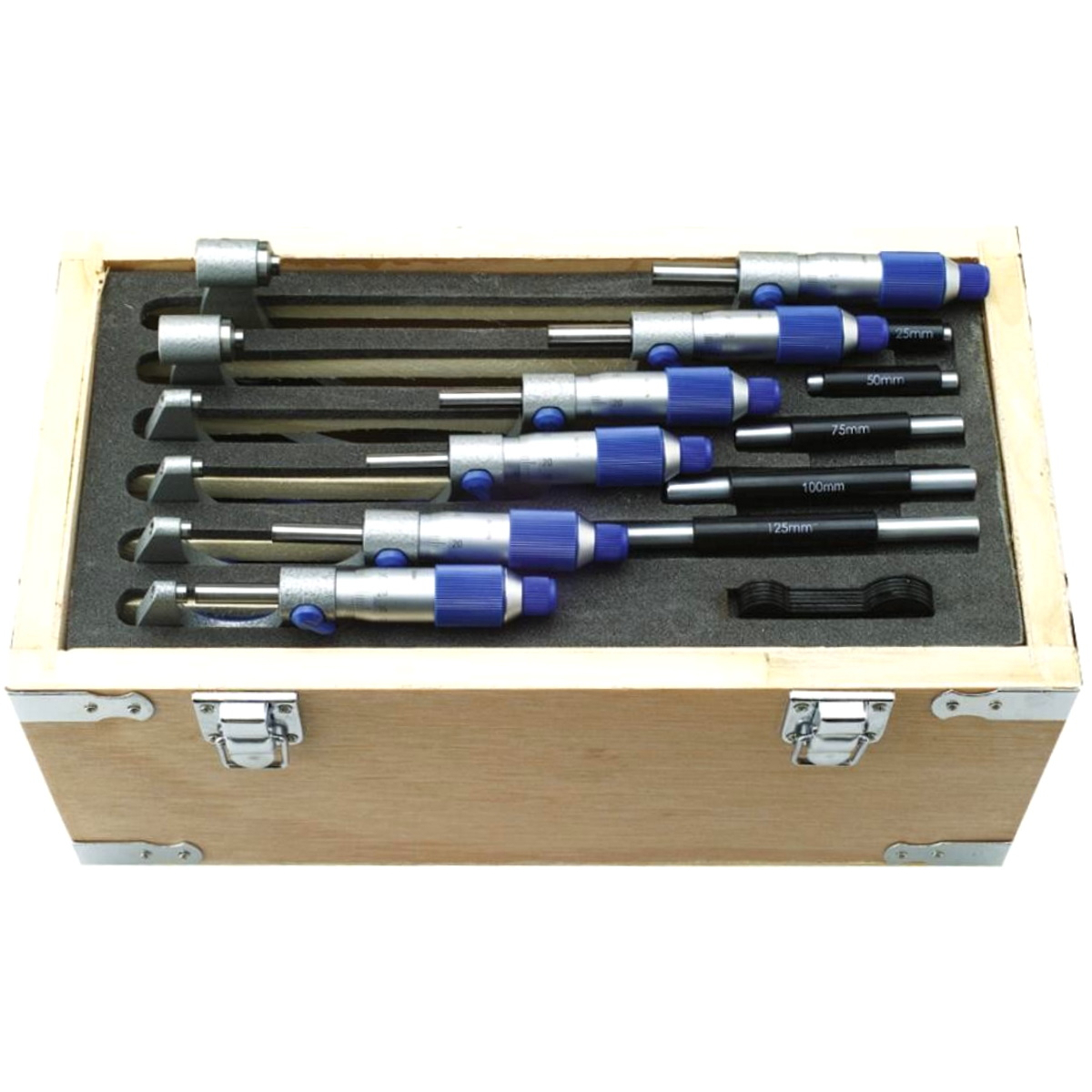 Moore and Wright MW215-03BL Workshop External Micrometer Set 215 Series 0-150mm