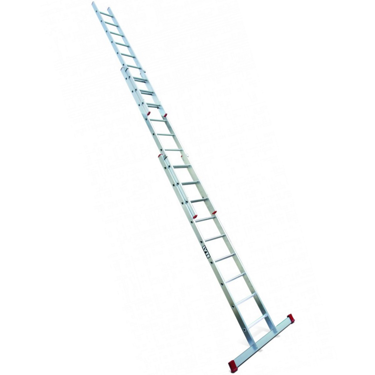 Lyte NBD335 8.5m 11 Rungs 3 Section Domestic Ladder EN131-2, Non Professional