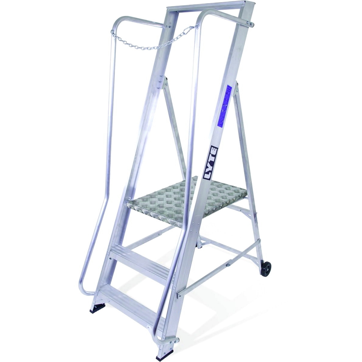 Lyte NBSWP3 1625mm Aluminium Wide Step Ladder 3 Tread EN131-2, 2018 Professional