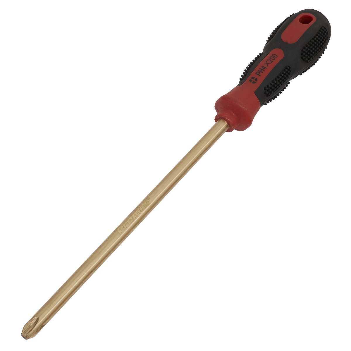 Sealey NS099 Screwdriver Phillips #4 x 200mm - Non-Sparking