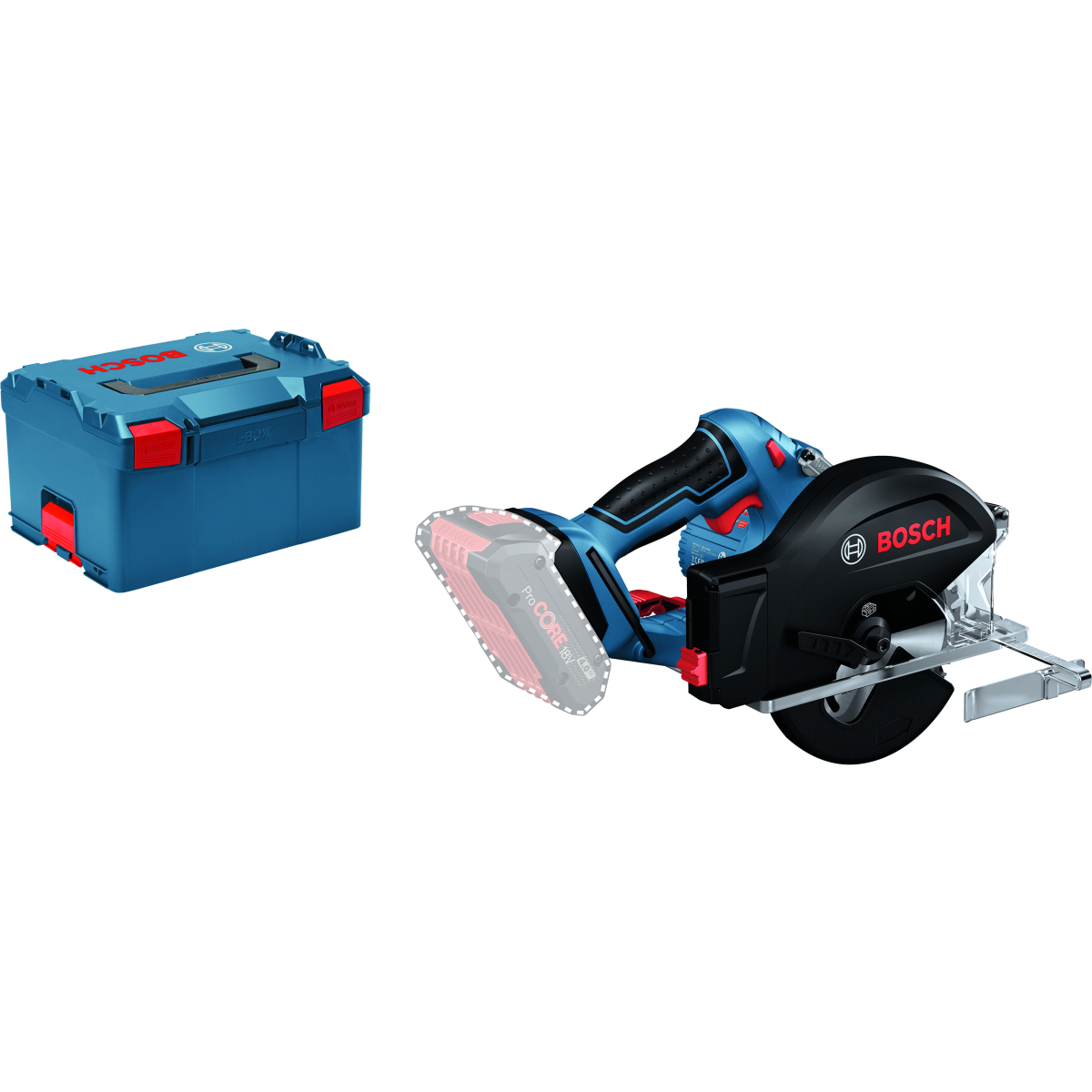 Bosch GKM 18V-50 Body Only 18v Mitre Saw 136mm in L-Boxx