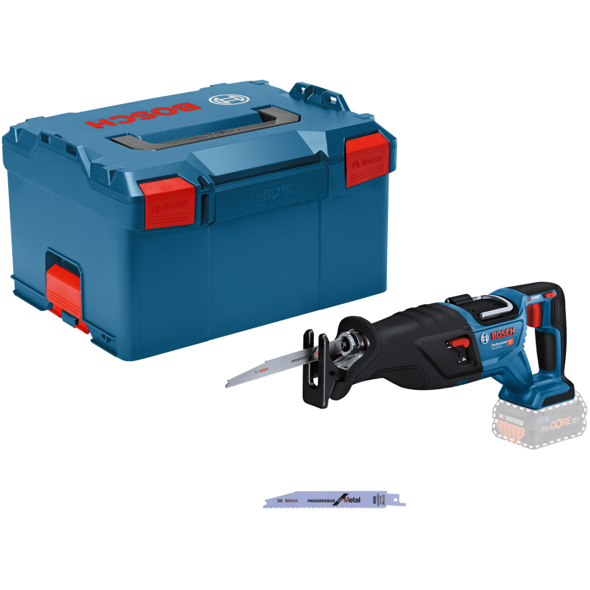 Bosch GSA 18V-28 Body Only 18v BITURBO Reciprocating Saw BRUSHLESS in L-Boxx
