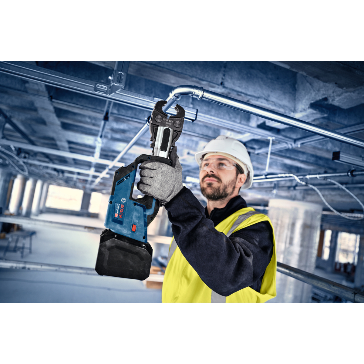 Bosch GPT 18V-19 18v Body Only Press Tool 19kN in L-Boxx