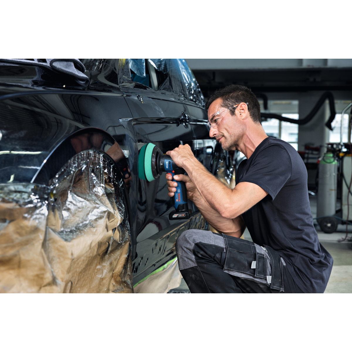 Bosch GPX 12V-125 12v Body Only 125mm Spot Repair Polisher Brushless