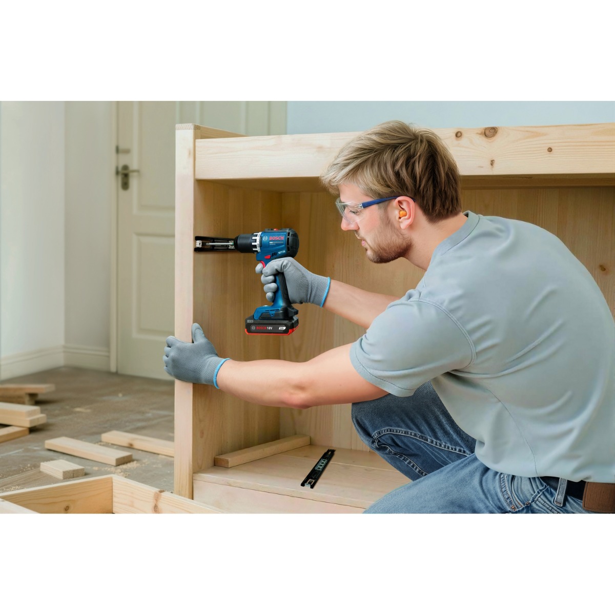 Bosch GSR 18V-52 Body Only 18V Drill Driver in L-Boxx