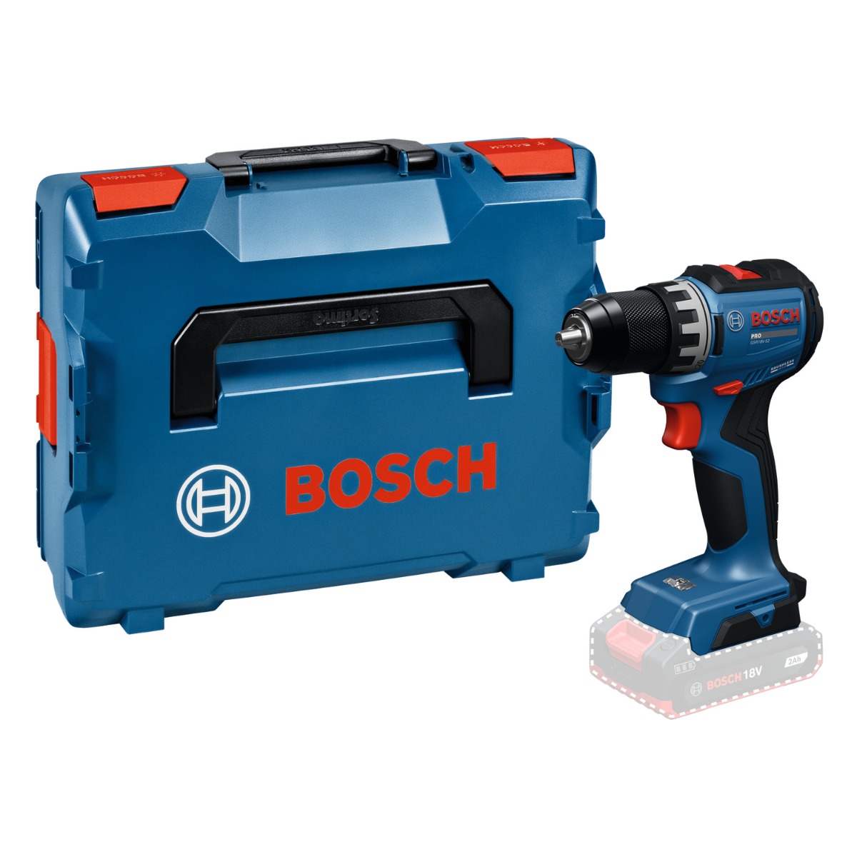 Bosch GSR 18V-52 Body Only 18V Drill Driver in L-Boxx
