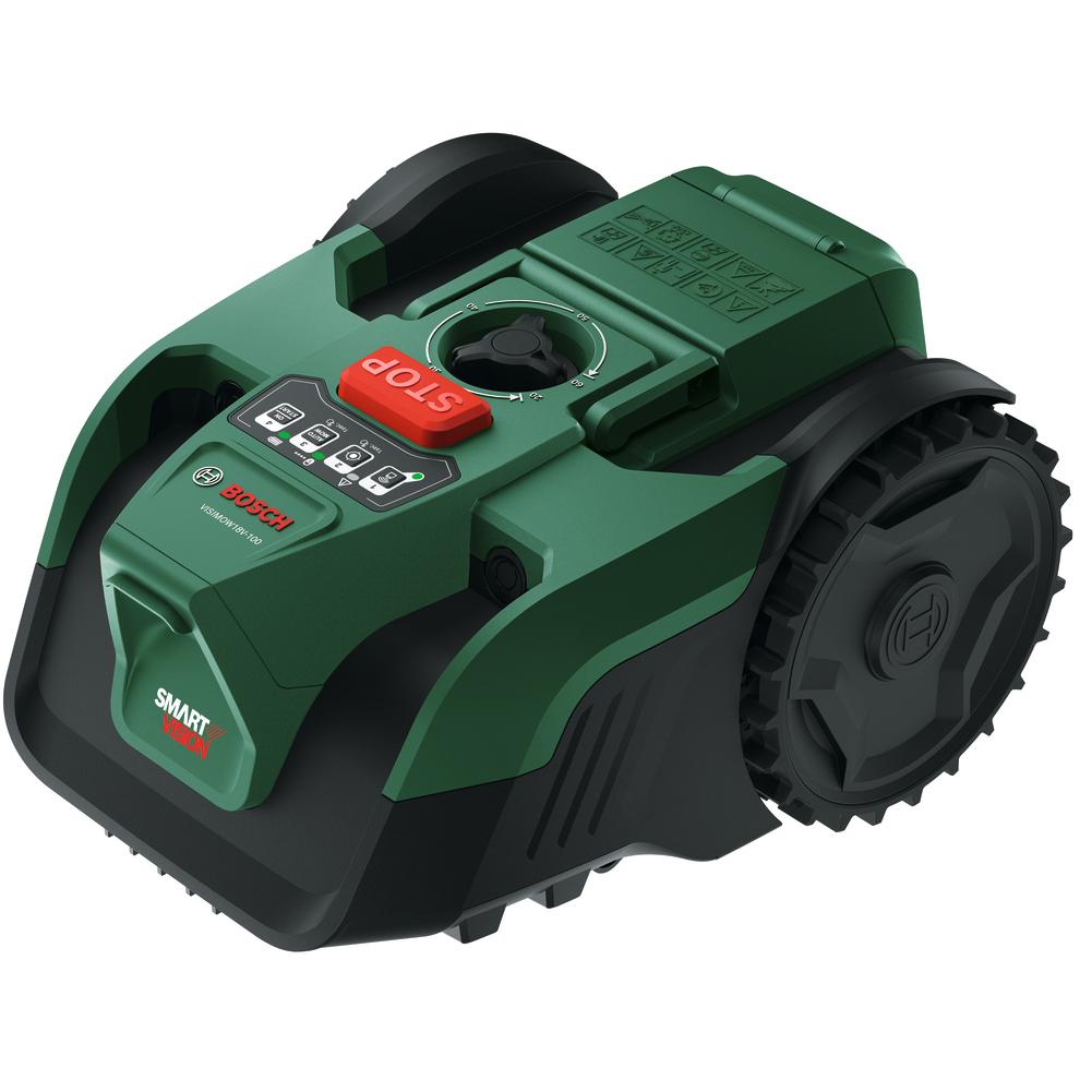 Bosch VisiMow18V-100 18v Robotic Lawnmower for Lawn up to 100sqm with 1x 4.0Ah Battery
