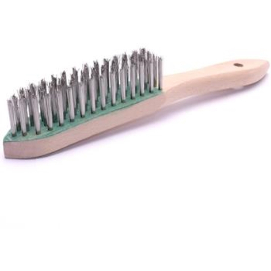 Osborn 0901151093  Hand Scratch Brush 3 Row Heavy Duty (Steel Wire)
