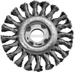 Osborn 2202631351 125mm (5") Stainless Steel Twist Knot Wire Wheel Brush
