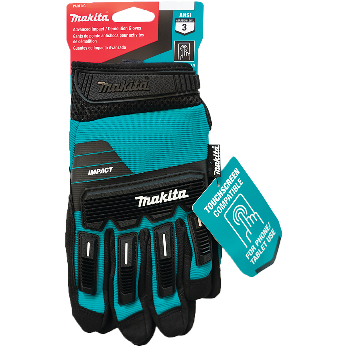 Makita P-84567 Advanced Impact Demolition Gloves Medium