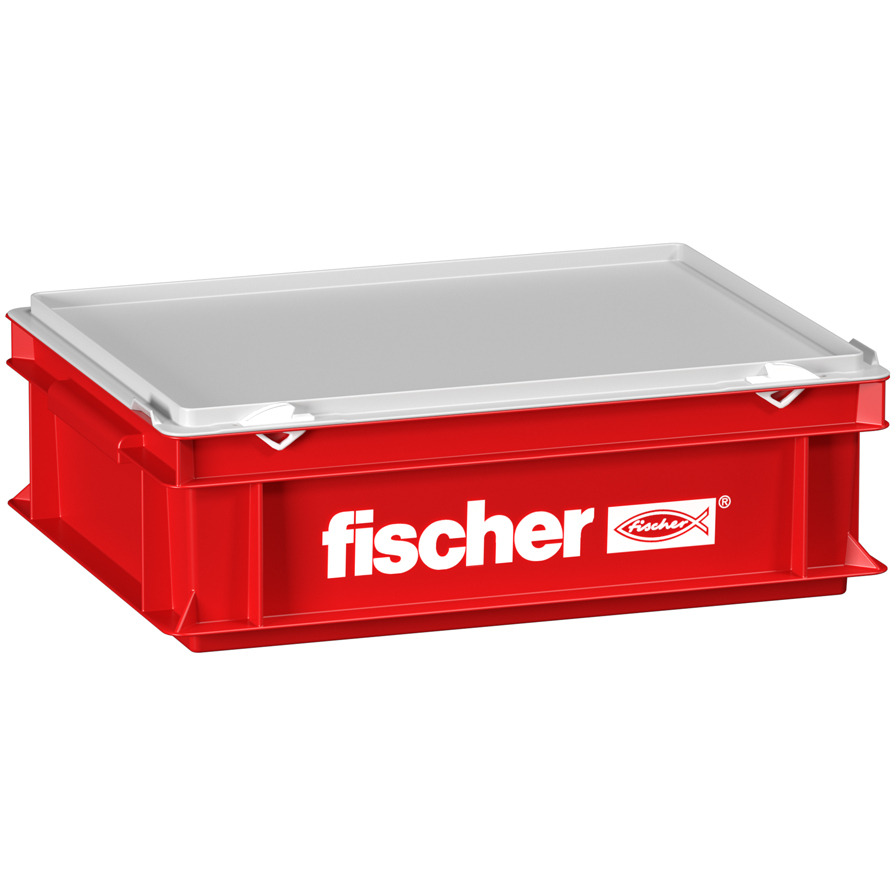 Fischer 91524 Craftsman Small Heavy Duty Plastic Storage Box with Lid