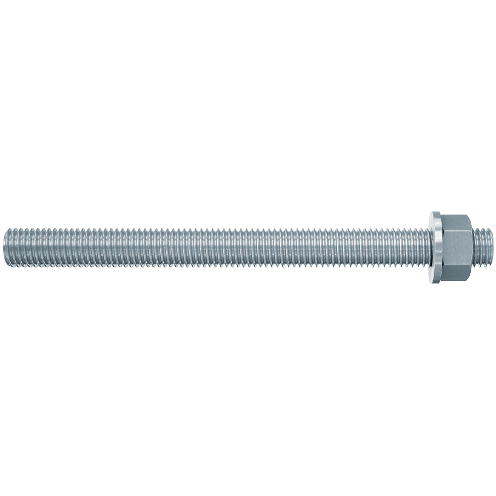 Fischer 90294 Threaded Rod FIS A M 24 x 290 gvz Steel Grade 5.8 Pack x 5