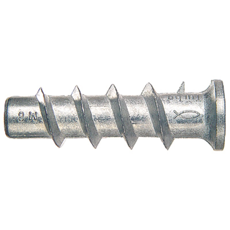 Fischer 78416 Turbo Aircrete Anchor FTP M 8 Metal Pack x 25