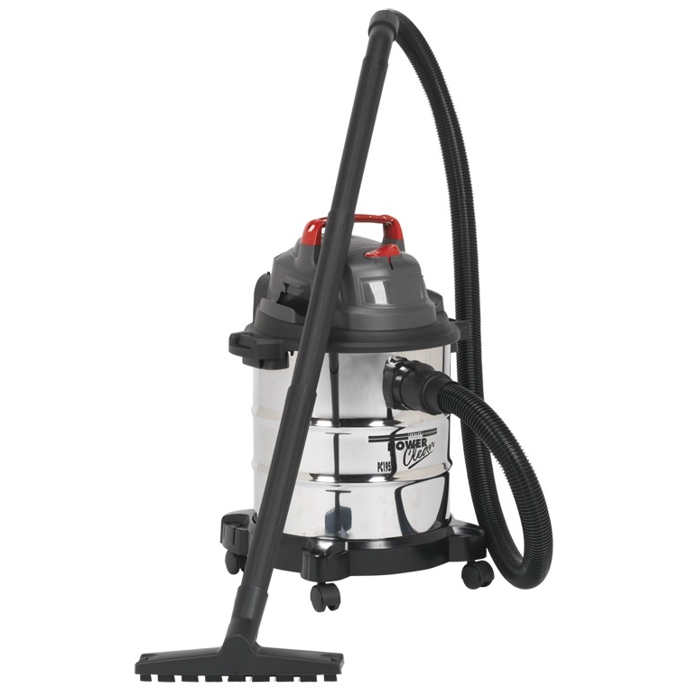 Sealey PC195SD 20ltr Wet & Dry Vacuum Cleaner 1250W 230v Stainless Drum