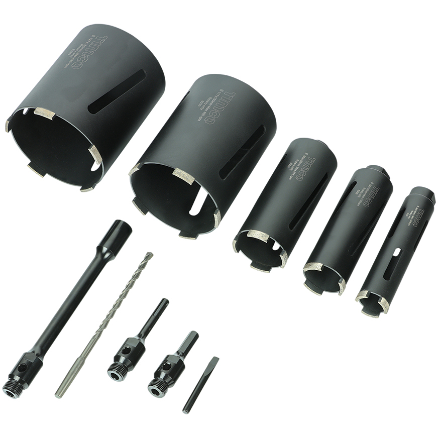 Timco PDCK5 Dry Diamond Core Drill Kit 10 Piece