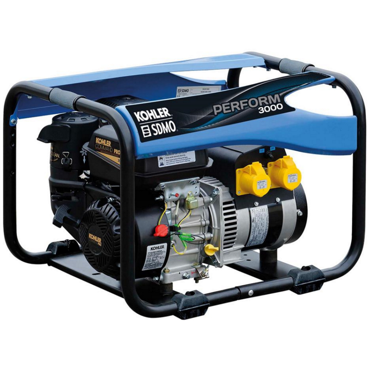 SDMO Perform 3000 TB UK 3.75kVA/3kVA Kohler 6hp Industrial 4 Stroke Petrol Generator