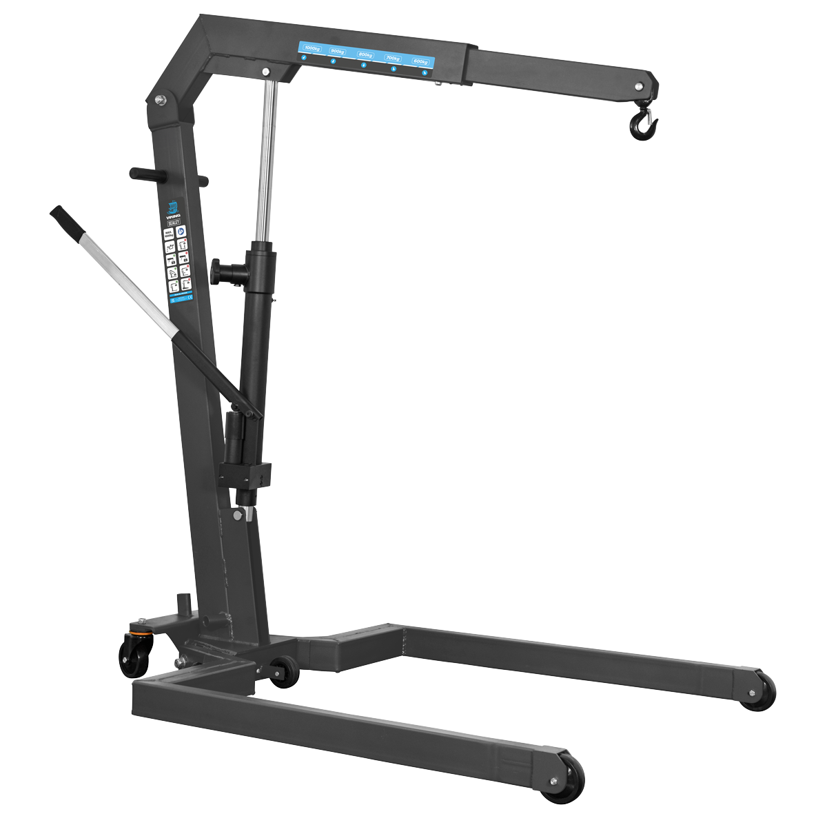 Sealey PFC101S Viking Industrial Engine Crane 1 Tonne