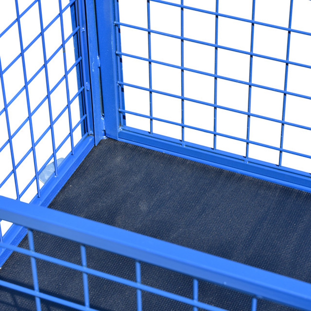 Handle-It HI-FBT-1260-PP-4MS400 Premium Plus 1200mm x 600mm Platform Truck With Mesh Sides