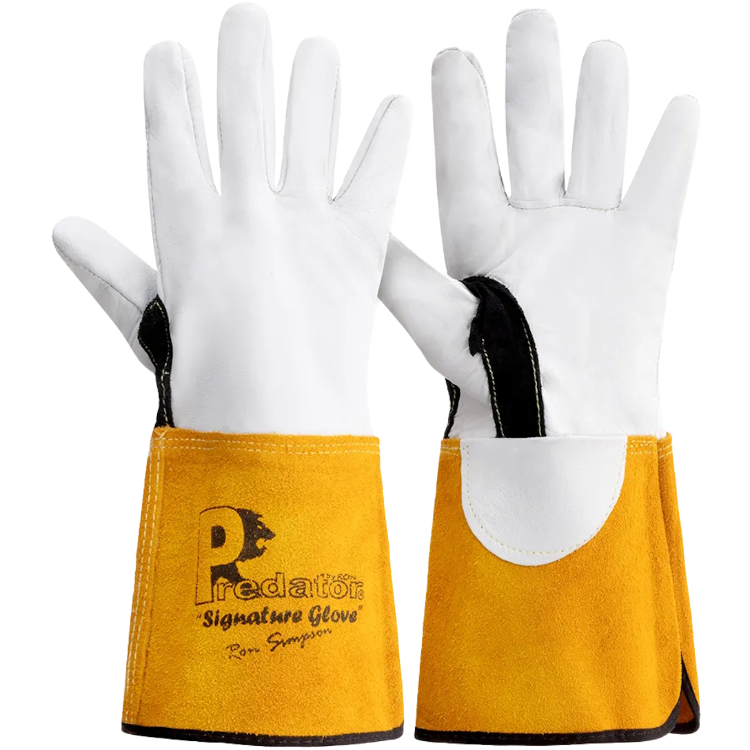 Predator PRED6 Signature TIG Welding Gauntlet 2121X 412X4X - Size 10