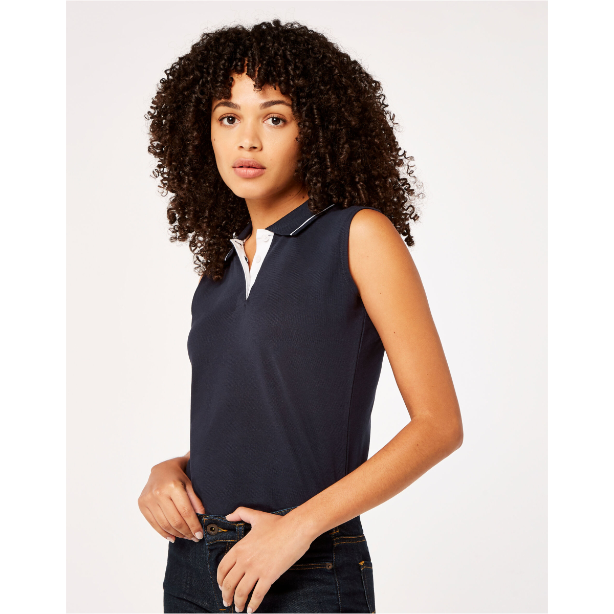 Kustom Kit KK730 Classic Fit Sleeveless Polo