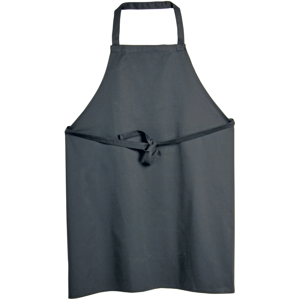 Denny DP10 Bib Apron Without Pocket - Black