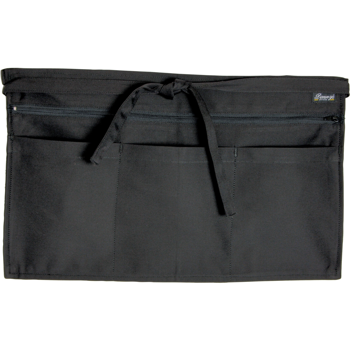 Denny DW15 Full Zip Multi-Pocket Apron - Black