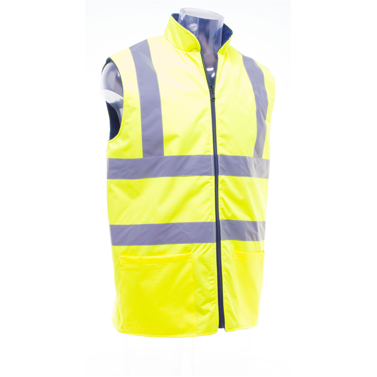Yoko HV008F Hi-Vis Reversible Fleece Lined Vest 