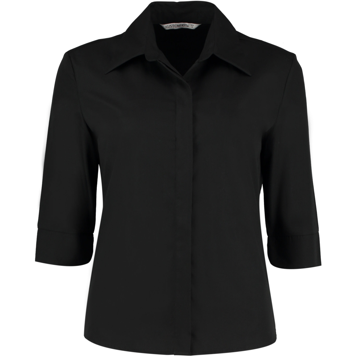 Kustom Kit KK715 Womens Tailored Fit 3/4 Sleeve Continental Blouse
