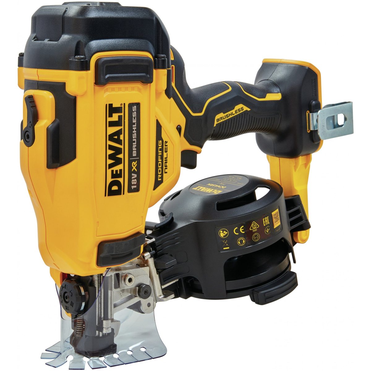 DeWalt DCN45RNN-XJ Body Only 18V XR Brushless Roofing Coil Nailer