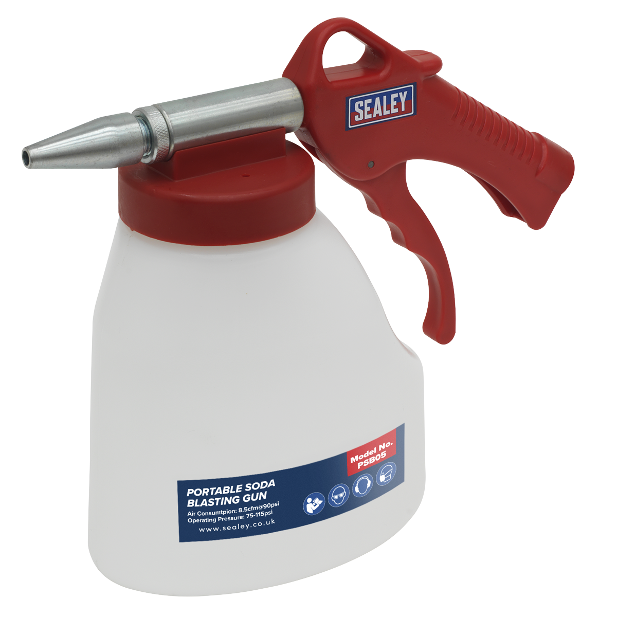 Sealey PSB05 Portable Soda Blasting Gun