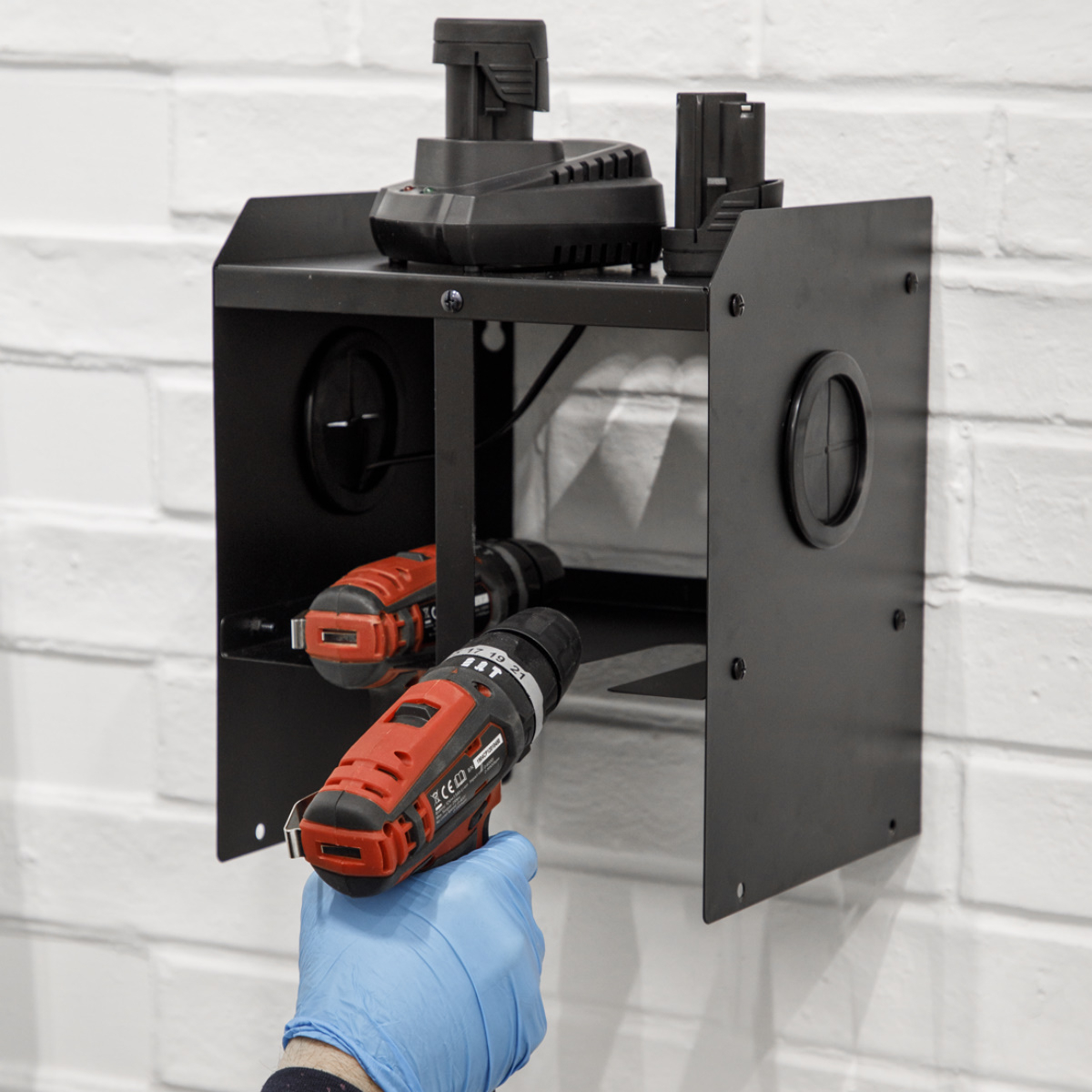 Sealey PTSR2 Power Tool Storage Rack - 2 Bay