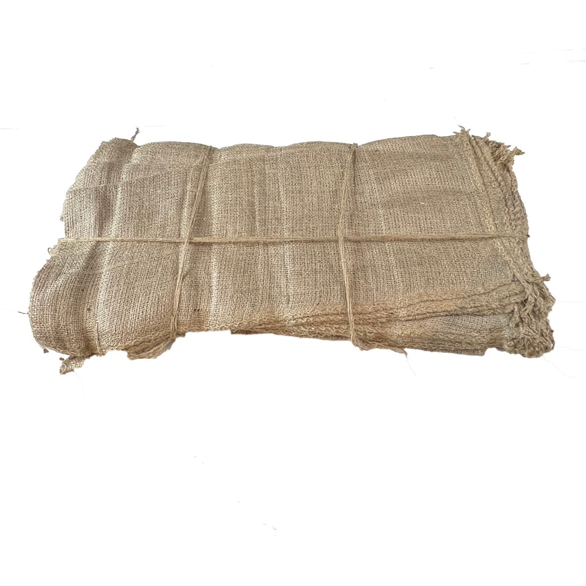 Hessian Sand Bags 760mm x 330mm with Tie Strings (Pack of 50 bags)