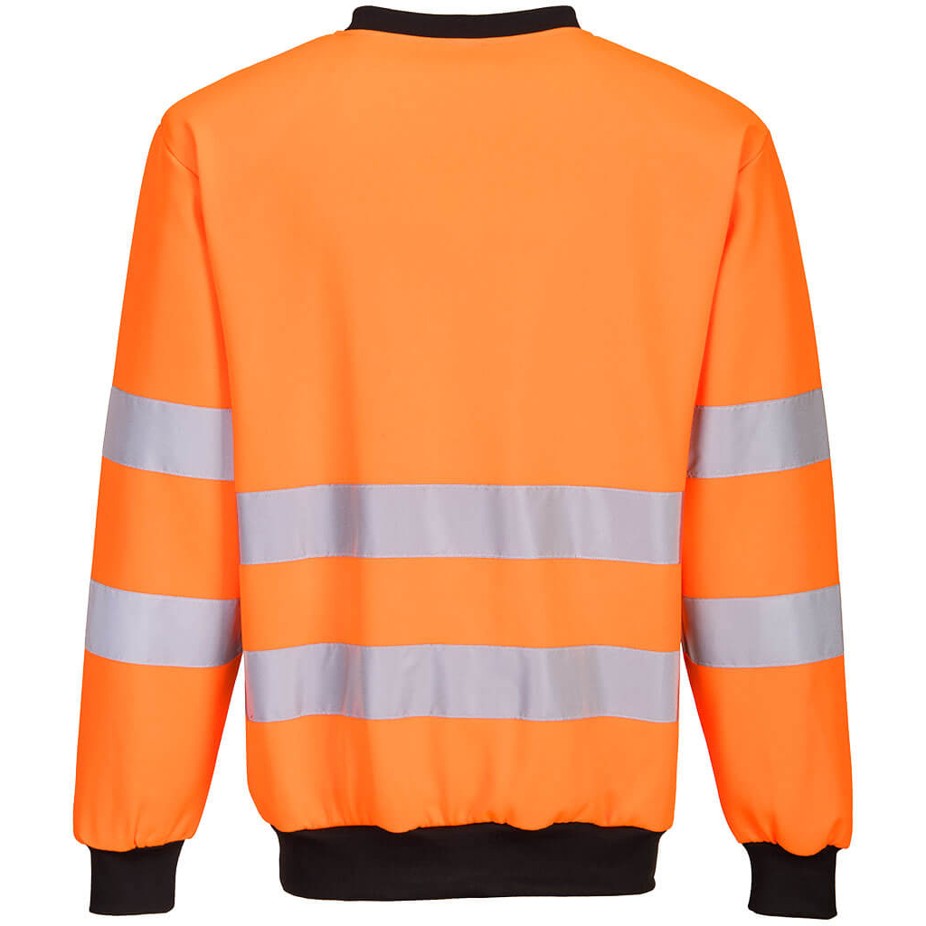 Portwest PW277 PW2 Hi-Vis Crew Neck Sweatshirt