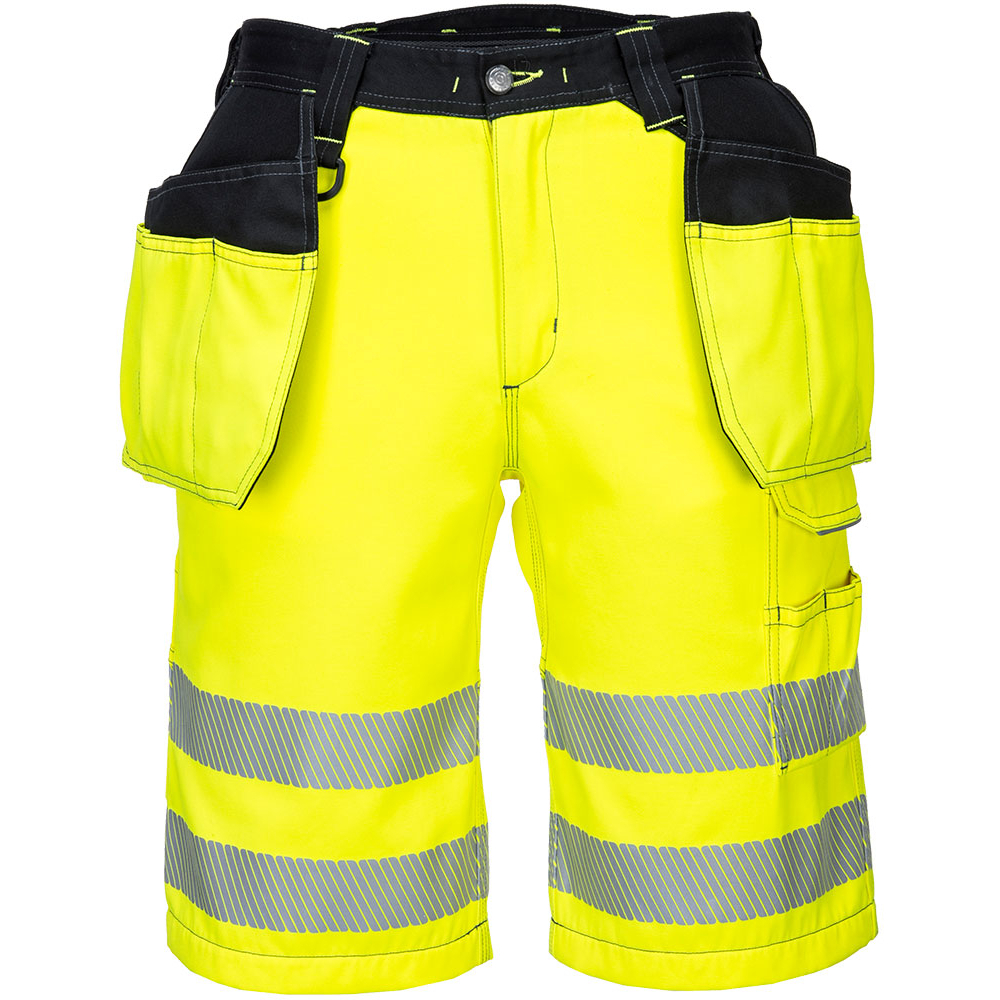 Portwest PW343 PW3 Hi-Vis Holster Shorts High Visibility 