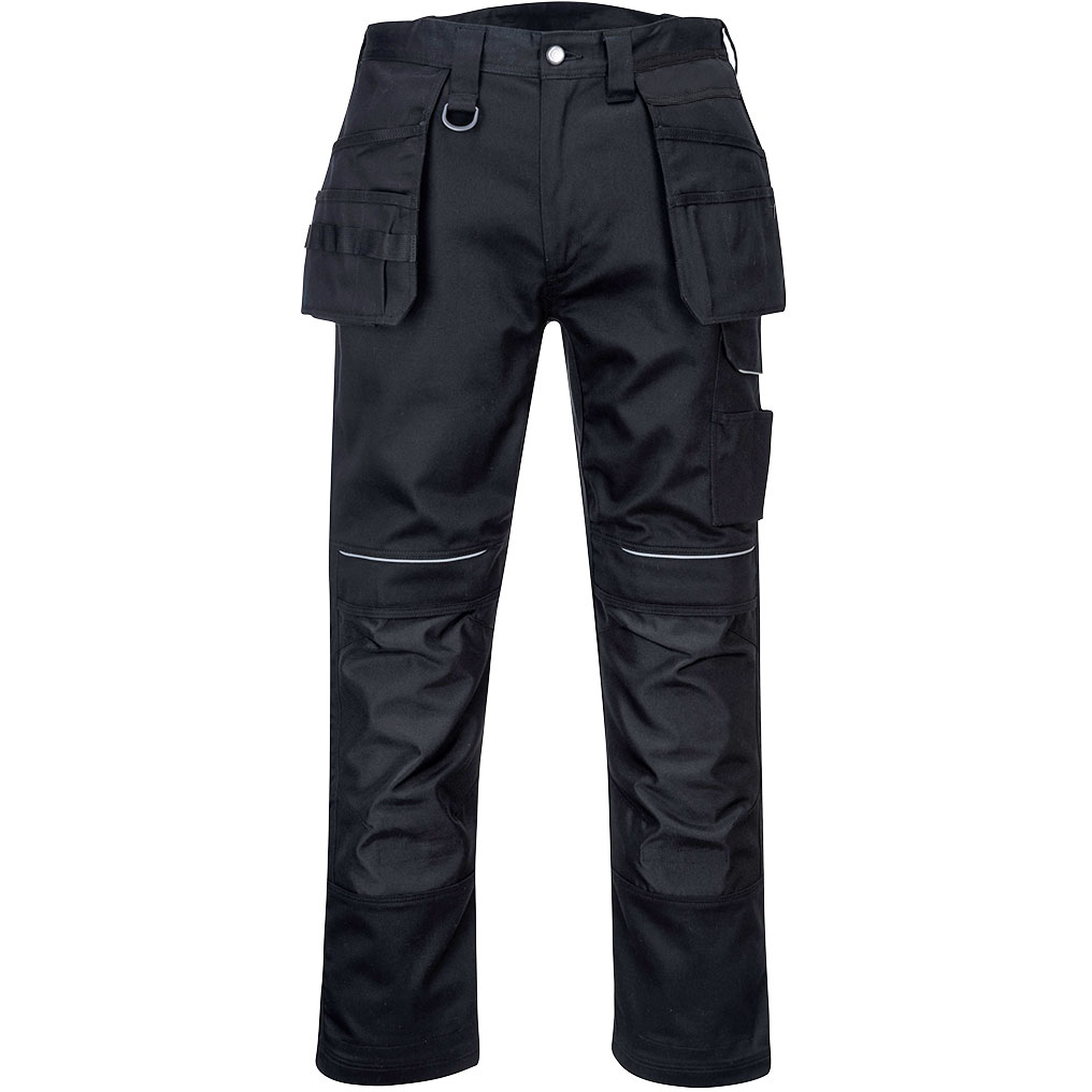 Portwest PW347 PW3 Cotton Work Holster Trouser - Black