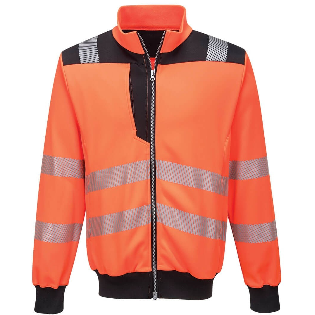 Portwest PW370 PW3 Hi-Vis Sweatshirt High Visibility - Yellow or Orange